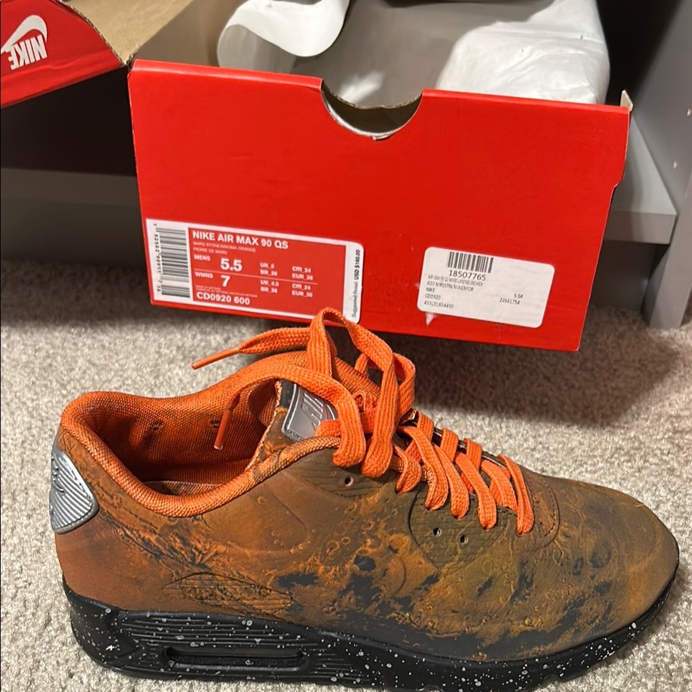 New Nike Air Max 90 QS Sneakers Sz Men 5.5/Women Sz 7.